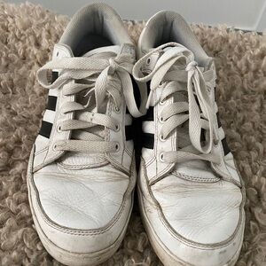 Adidas Classics - White Sneakers with Black Stripes